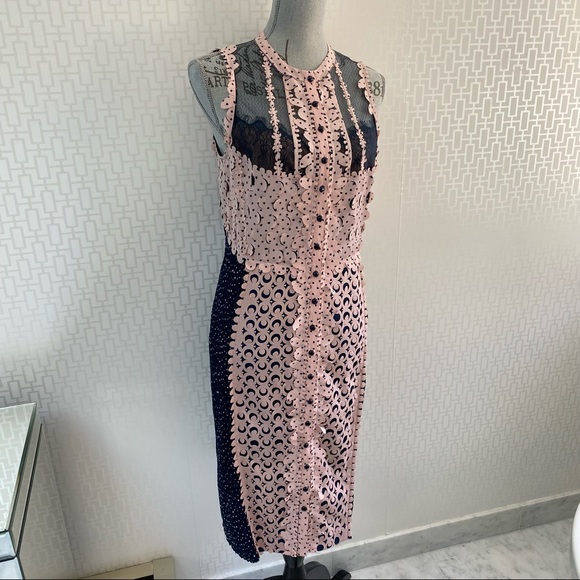 Beguile, Byron Lars Anthropologie Lasercut Dress - Picture 2 of 16